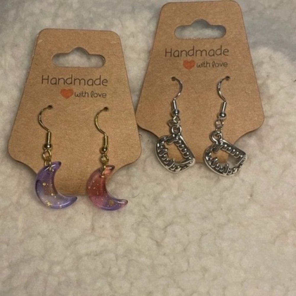 Handmade with love earrings